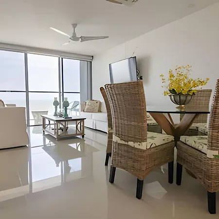 Lujoso Apto De 2 Hab En Piso 26 - Morros Apartamento Cartagena