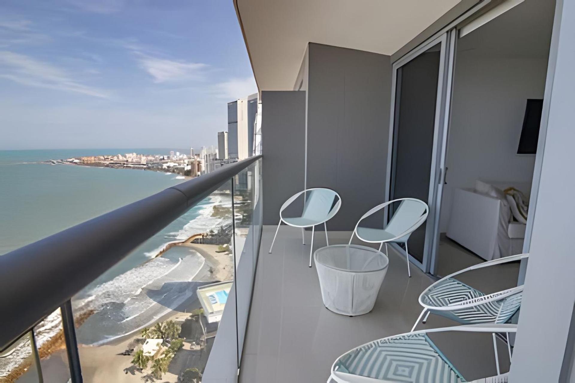 Lujoso Apto De 2 Hab En Piso 26 - Morros Cartagena